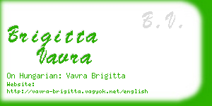 brigitta vavra business card